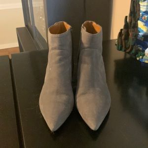 AQUATALIA women ankle boots - size7 navy blue - made in Italy